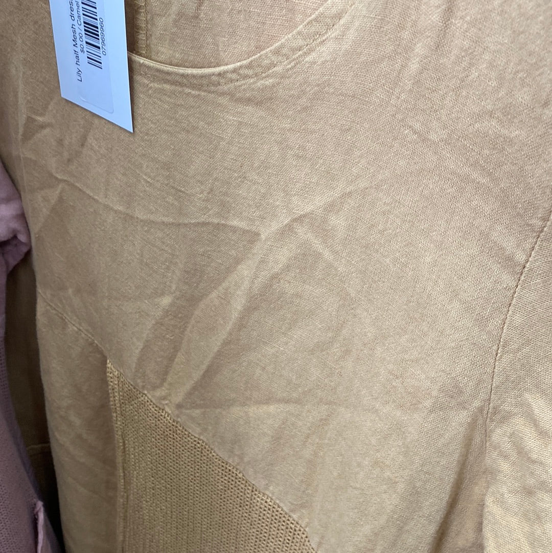 Lily Half Mesh dress - 9389